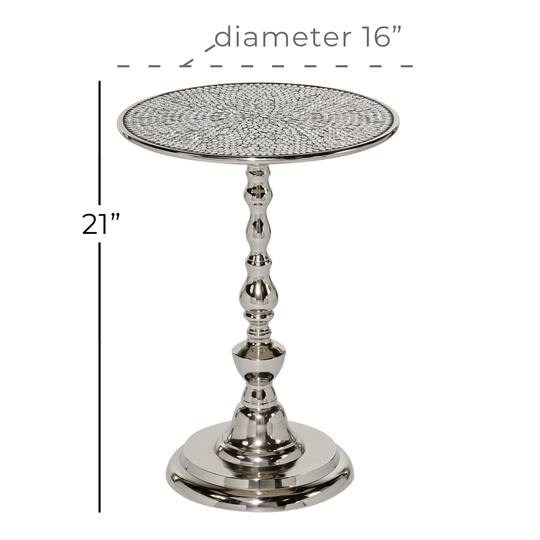 16" Silver Glam Coffee Table
